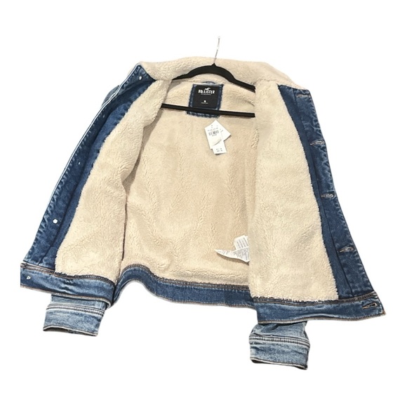 Hollister Denim Light Blue California Jacket Size M. New - Picture 6 of 11